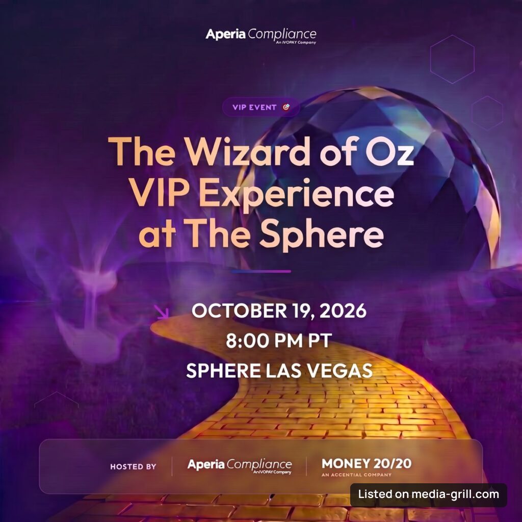 The Wizard of Oz at Sphere VIP Experience (Hosted by Aperia Compliance)
