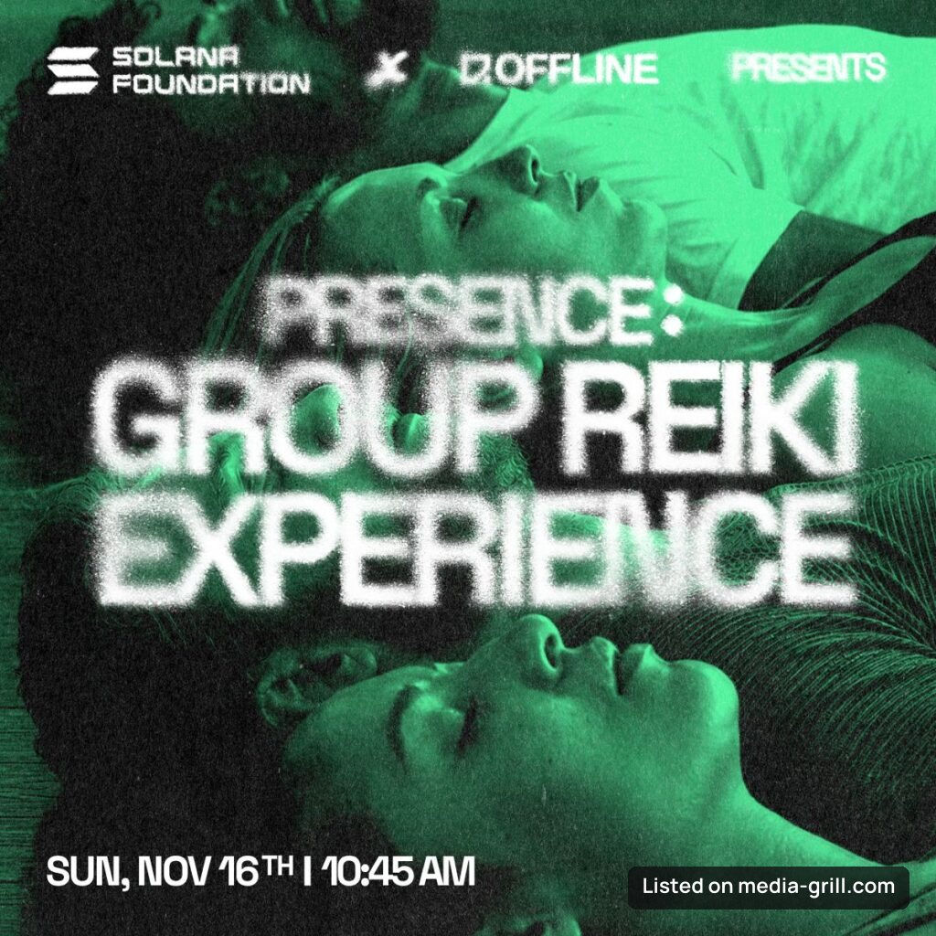 Solana Fitness Zone: Group Reiki Experience | Breakpoint 2026