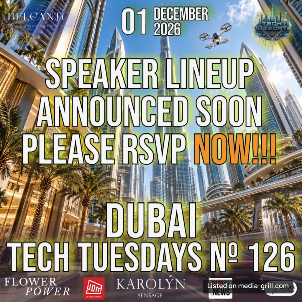 Dubai Tech Tuesdays No. 126 – Details Coming Soon!