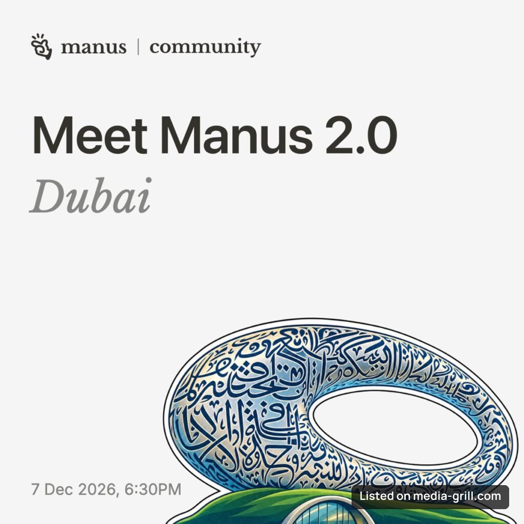 Meet Manus 2.0 | Dubai | Session #2
