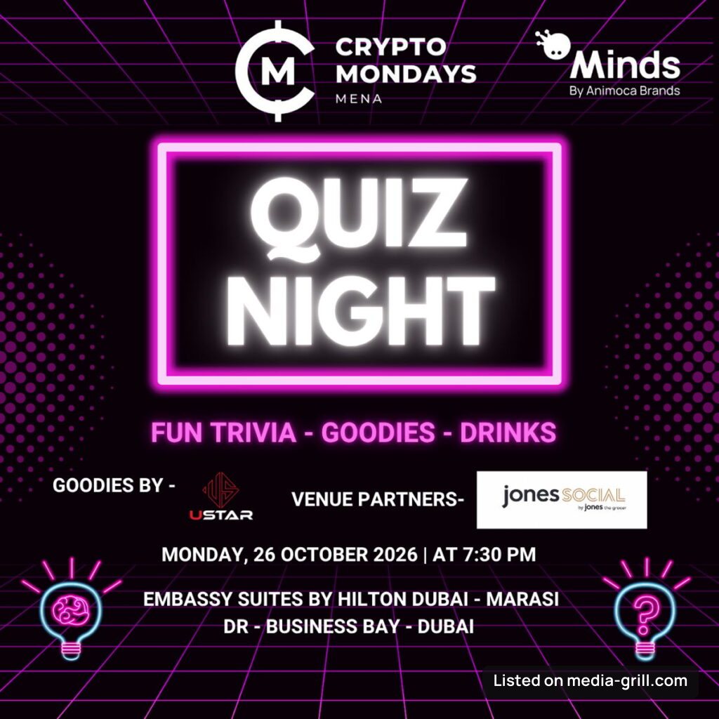 CryptoMondays MENA x Minds by Animoca Brands: Quiz Night!