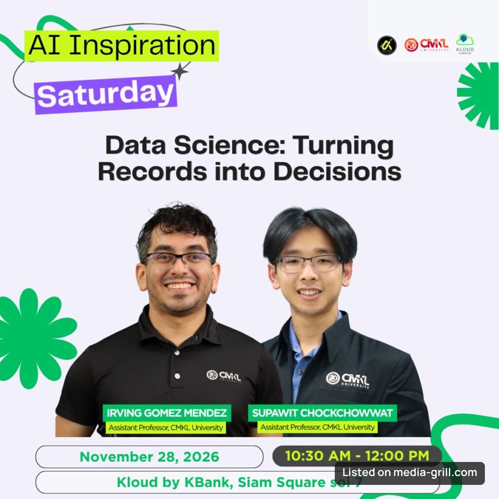 [AI Inspiration Saturday] Data Science: Turning Records into Decisions