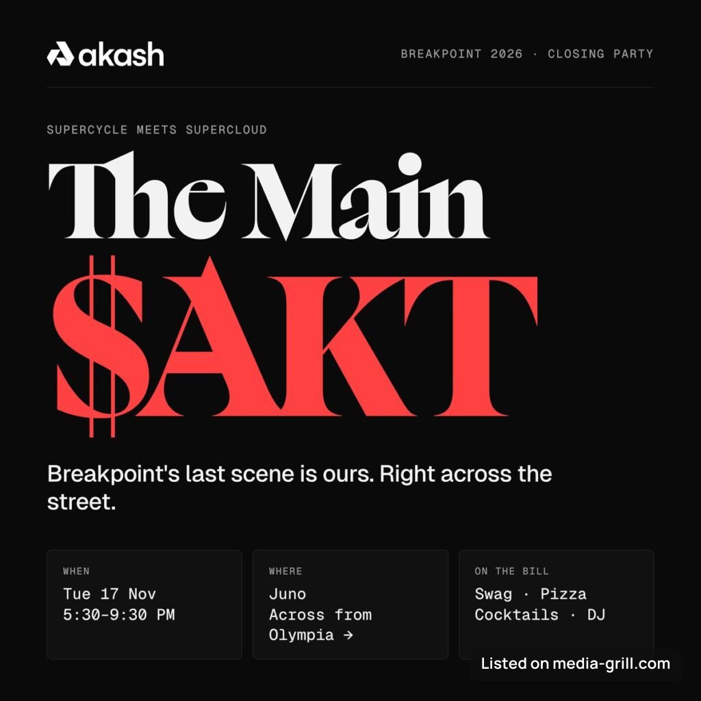 The Main $AKT. A Breakpoint Closing Party with Akash