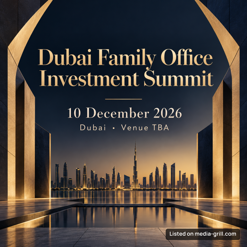 Dubai Family Office Investment Summit — 7th Edition