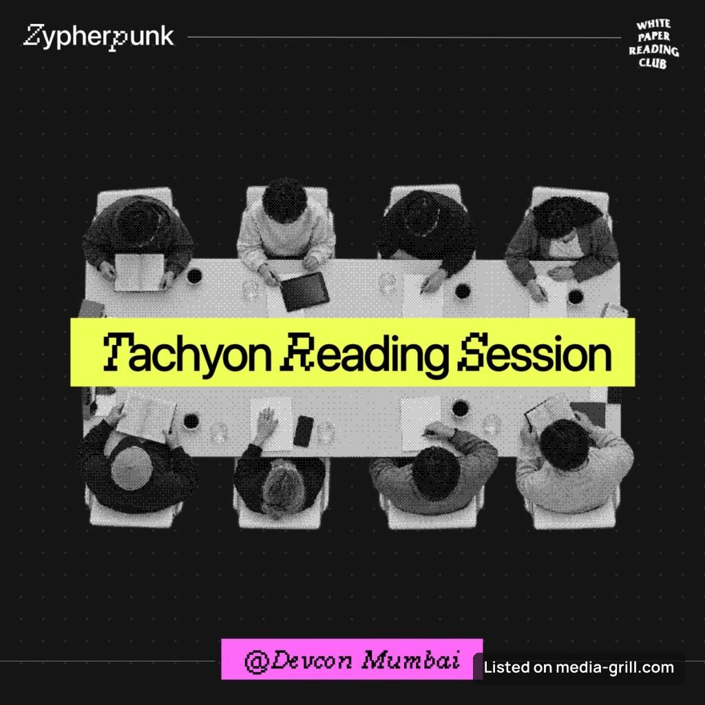 Tachyon Reading Session: How we are going to scale Zcash
