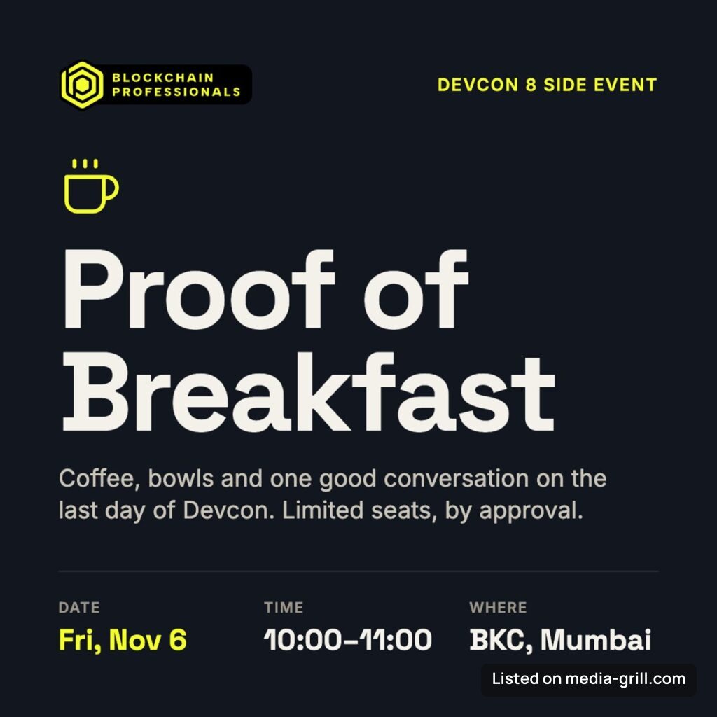 Proof of Breakfast – DevCon Side Event