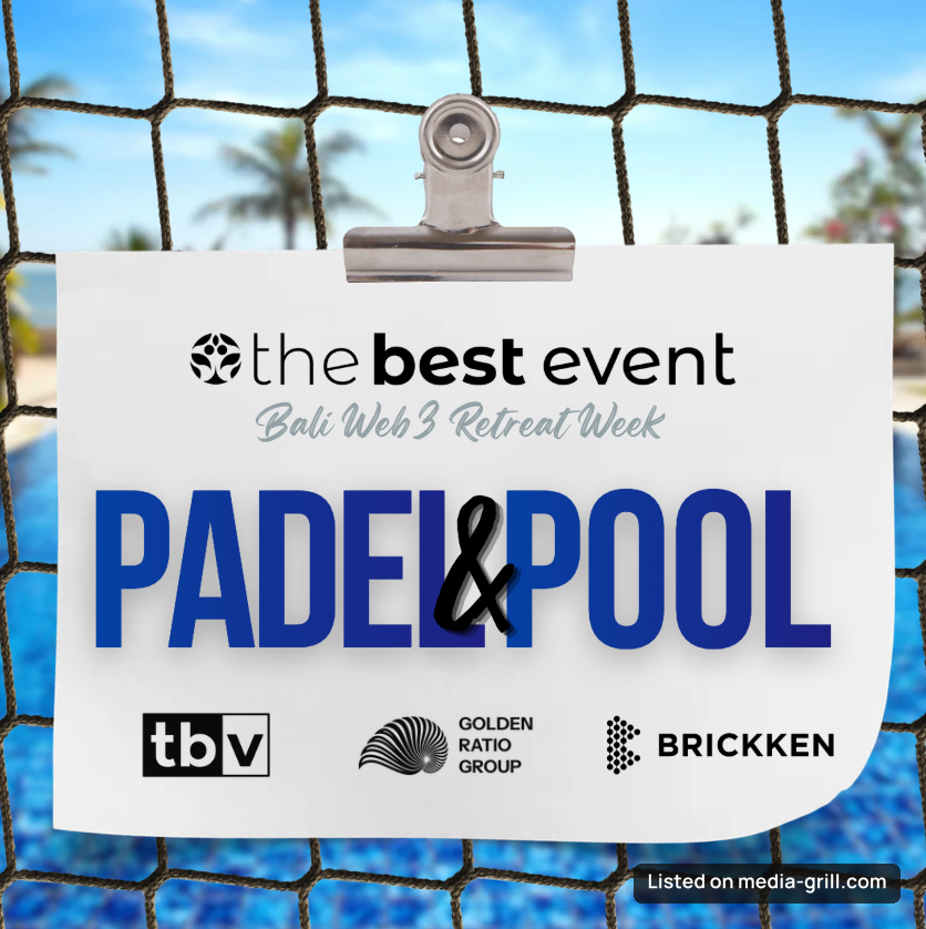 Padel & Pool at the VHouse – an official side event of Coinfest Asia