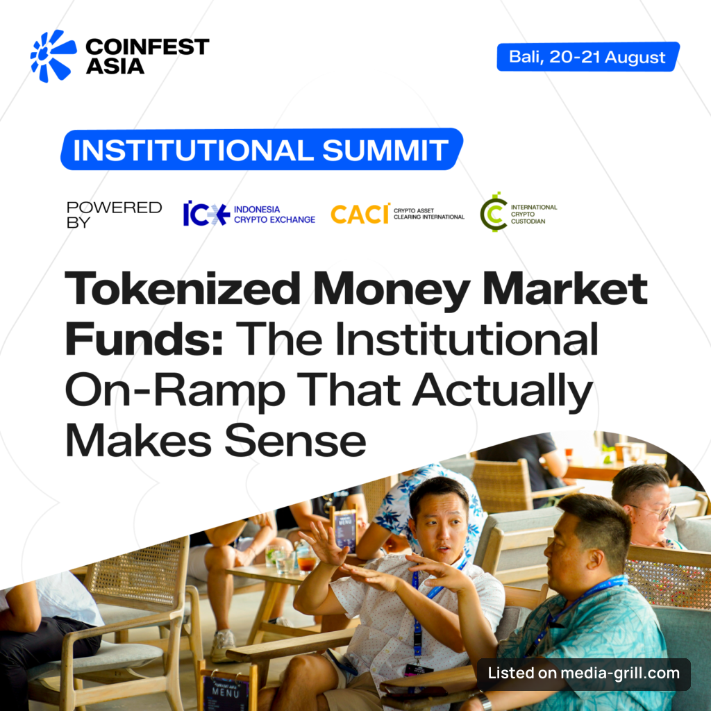 Tokenized Money Market Funds: The Institutional On-Ramp That Actually Makes Sense | Powered by ICEx Group