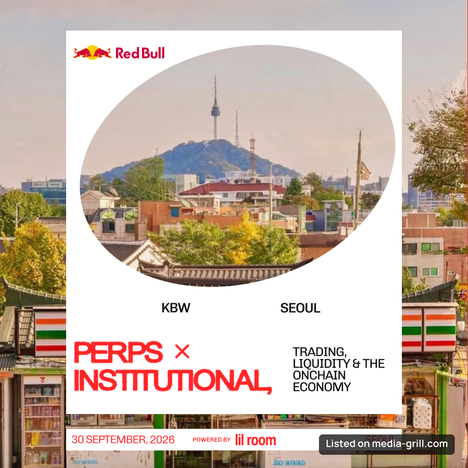 Perps × Institutional: Trading, Liquidity & the Onchain Economy | Seoul | 🗓 30th September | During Korea Blockchain Week