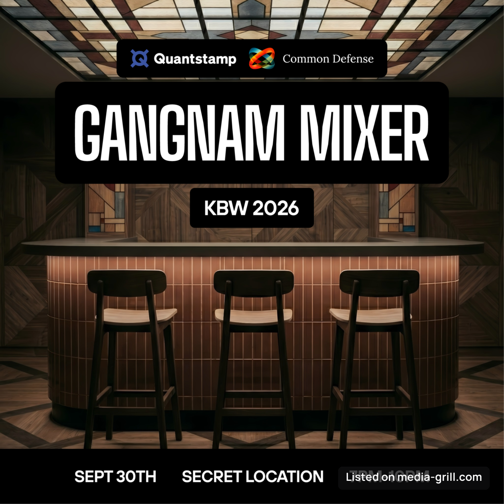 Quantstamp X Common Defense | Gangnam Mixer | KBW 2026