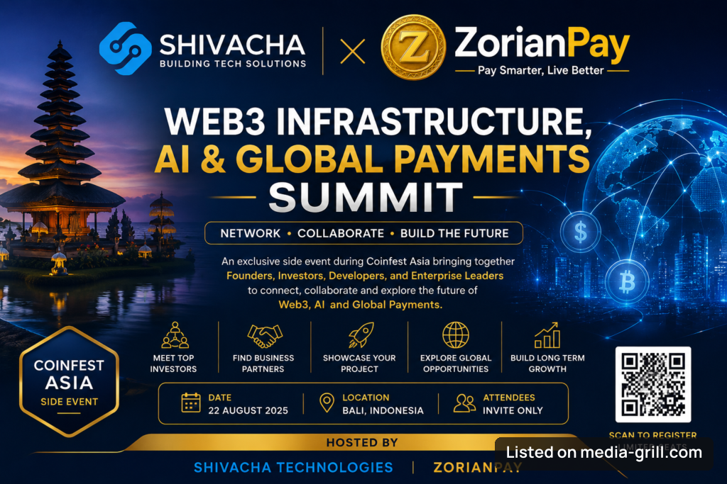 Future of Web3 Infrastructure & Global Payments Hosted by Shivacha Technologies & ZorianPay