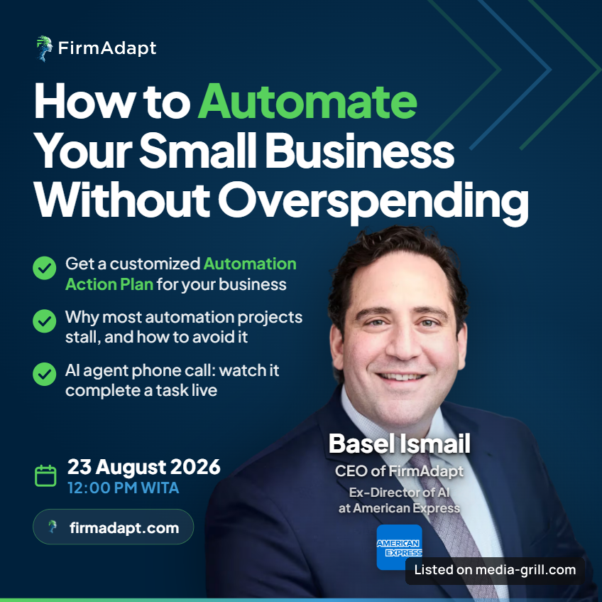 How to Automate Your Small Business Without Overspending | FirmAdapt AI Workshop | BUSINESS LEADERS & OWNERS | Coinfest 2026