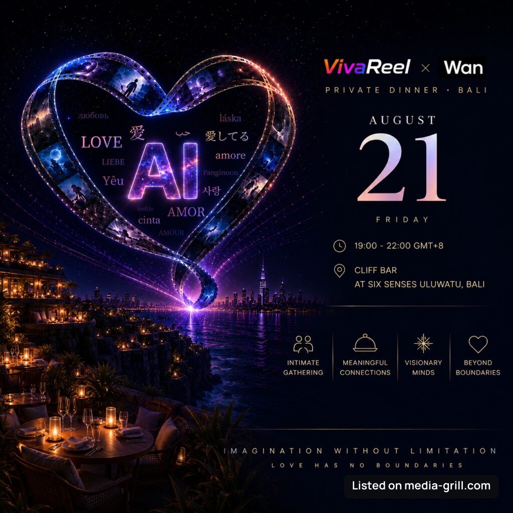 VivaReel × Wan3.0 Private Dinner · Bali