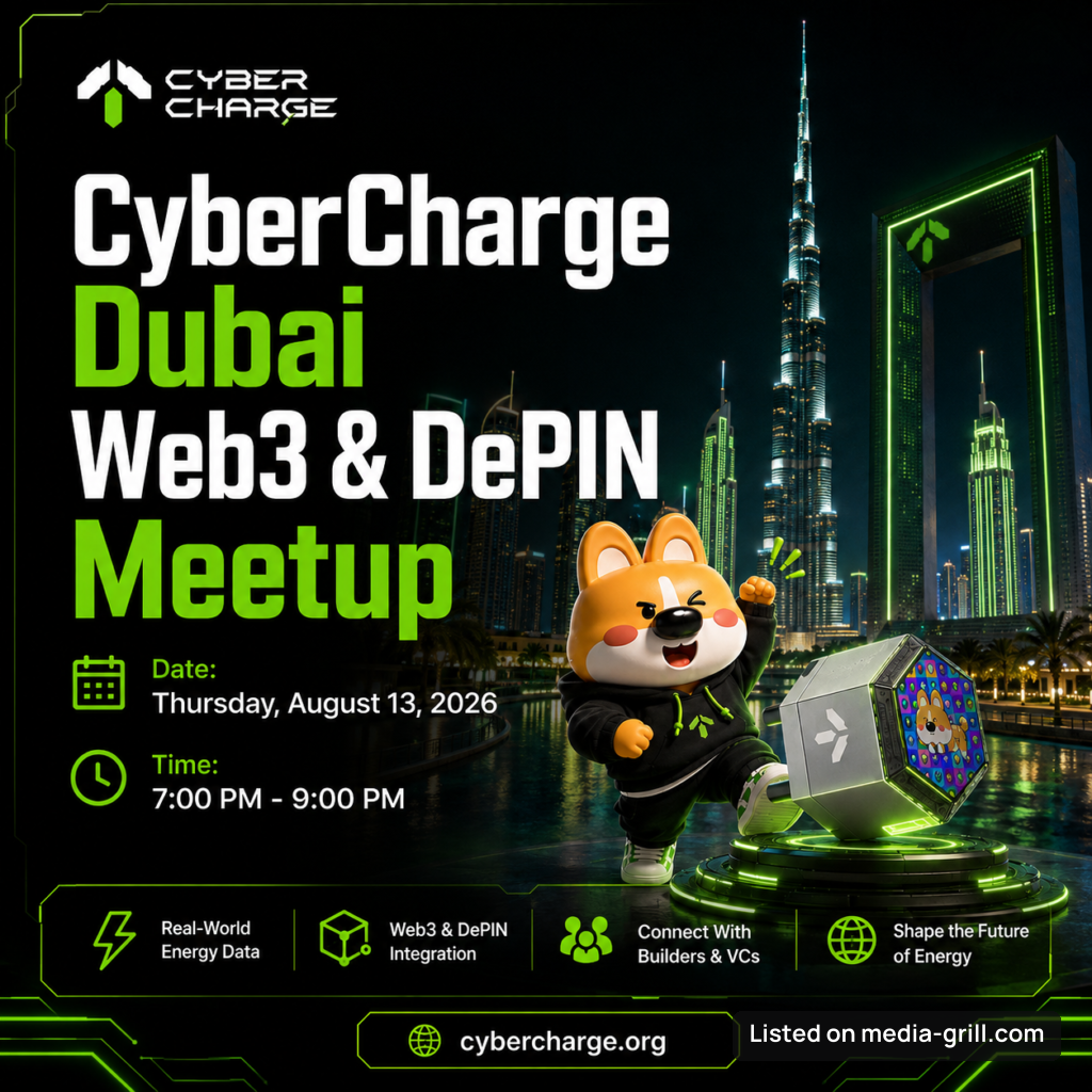 CyberCharge Dubai Web3 & DePIN Meetup